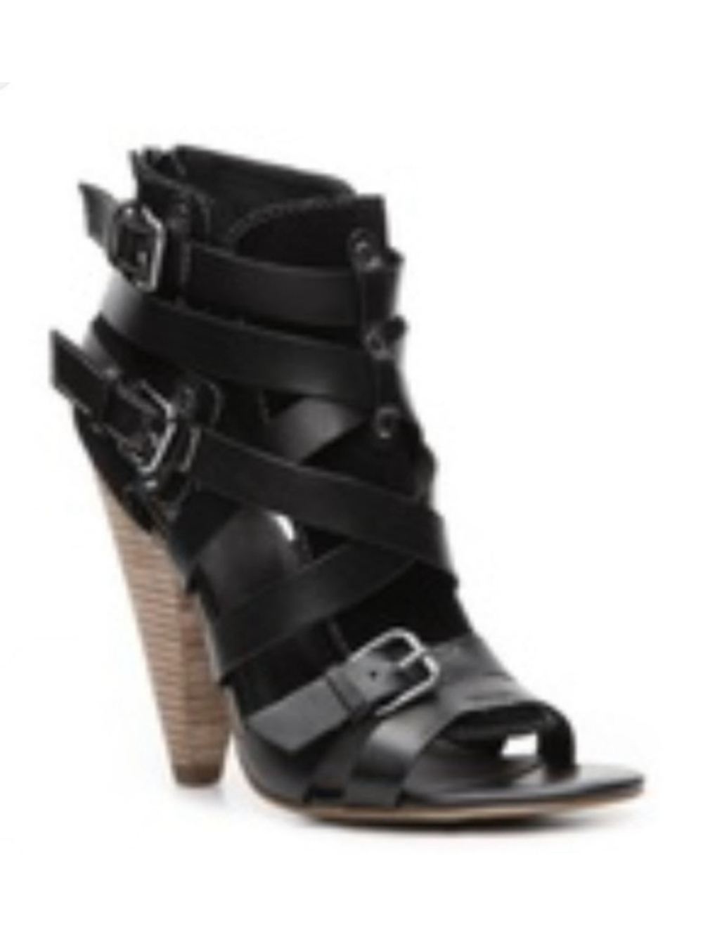 Trouve' Lavont Caged Leather Heels Size 8M